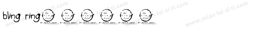 BLiNG RiNG字体转换